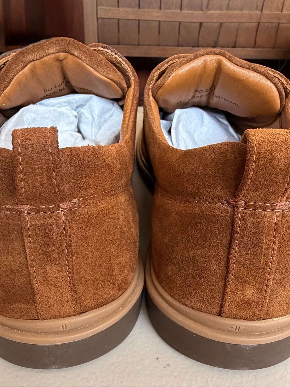 Amberjack The Original Grizzly Men’s Suede Derby Lace-up Round Toe Brown 11